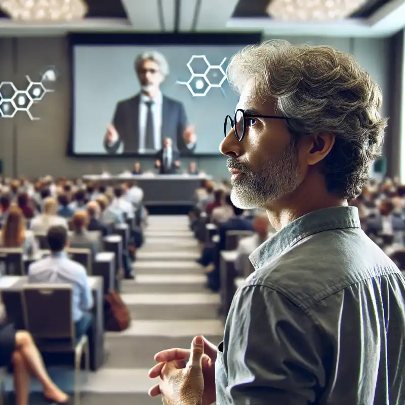 Luciano Berrettin at a hardware technology conference